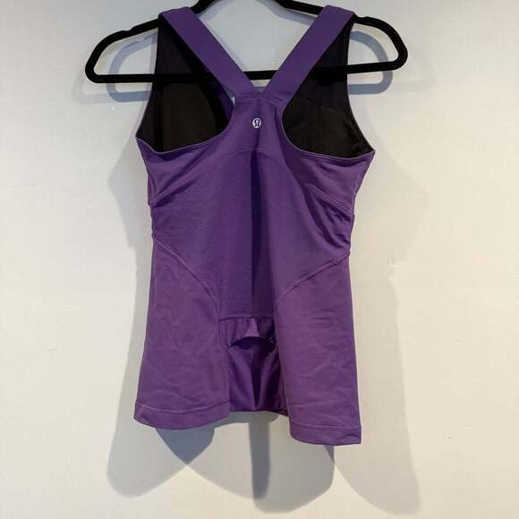 Lululemon Built-In Bra Tank Top – Purple – Size 10 - Picture 3 of 3